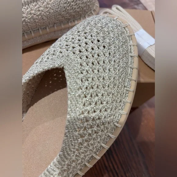 Rothy's The Espadrille Metallic Flat (size 6.5) - Picture 9 of 16